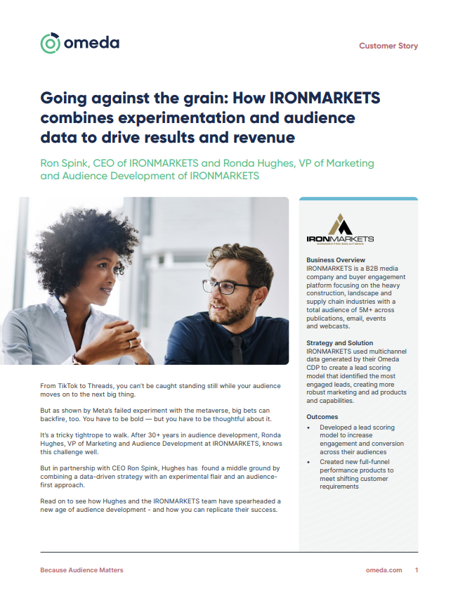 IRONMARKETS Omeda Case Study